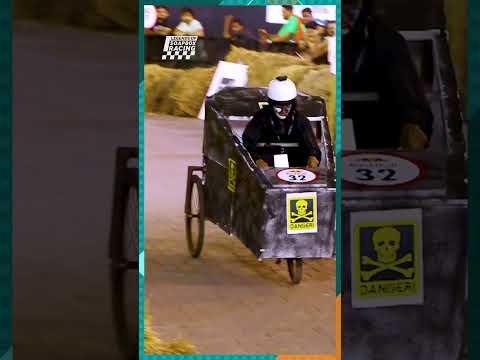 YOU'VE GOT TO LET GO OF THE BRAKES! COFFIN CALAMITY AT THE SOAPBOX RACE,