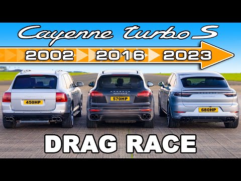 Every Cayenne Turbo DRAG RACE