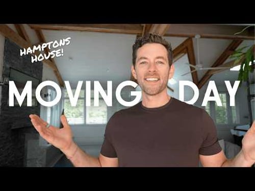 I moved to The Hamptons! Setting up the house, Beach Day and Outfit Try-on