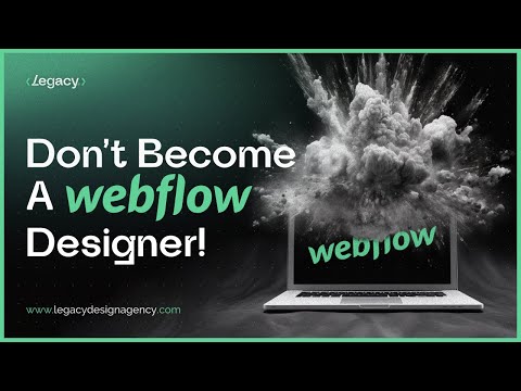 DON'T Become A Webflow designer
