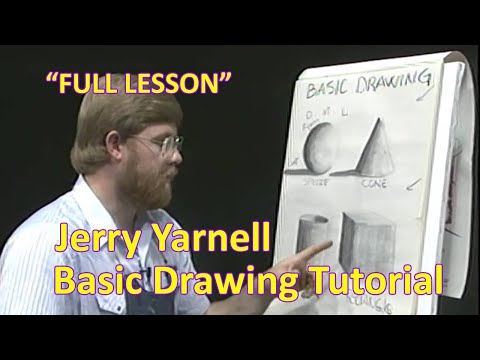 BASIC DRAWING for BEGINNERS | Jerry Yarnell step by step lesson