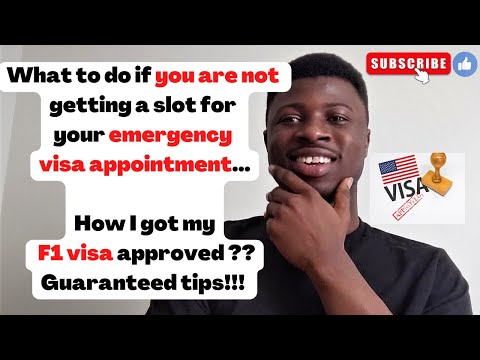 What to do if you are not getting a slot for your emergency visa appointment | It works!!!