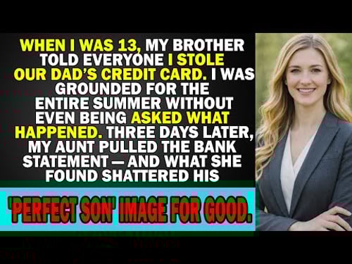 When I Was 13, My Sister Told Everyone I Stole Our Dad’s Credit Card…