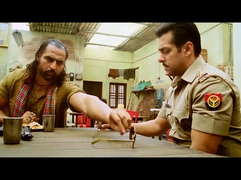 कुछ भी करना पर चुलबुल पांडे के चश्मे को हाथ मत लगाना - Salman Khan Dabangg 2 Movie Action Scene