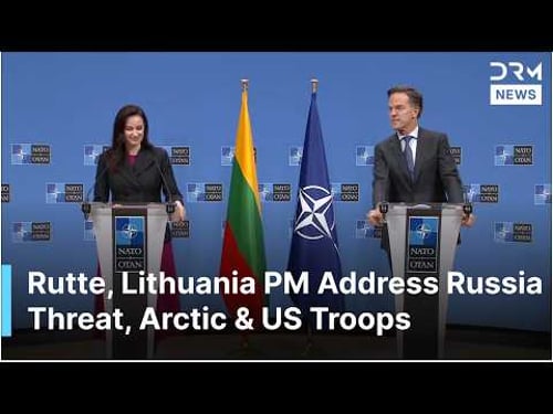 FULL PRESSER: NATO's Rutte Sends Clear Message on Europe’s Security Future With Lithuanian PM | AC1G