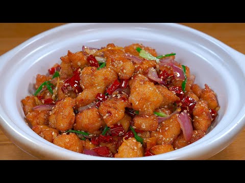 雞胸肉不用總是炒著吃了,今天分享壹道非常好吃的做法,出鍋比雞米花還要好吃!#like #家常菜 #cooking #food #美食教程 #美食分享