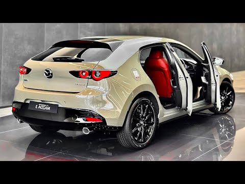 2026 Mazda 3 Retro Sports - Platinum Quartz, Luxury Hatchback