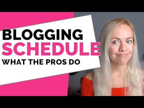 Blogging Schedule: How often should you write a blog post?