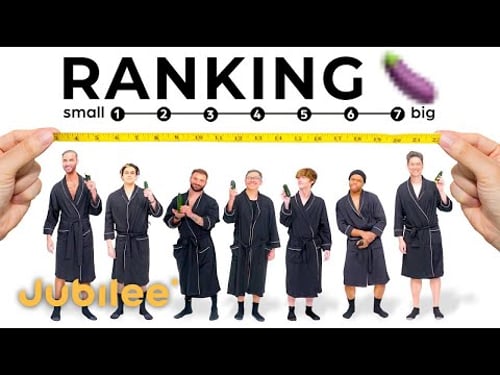 Men Rank Themselves By Penile Size
