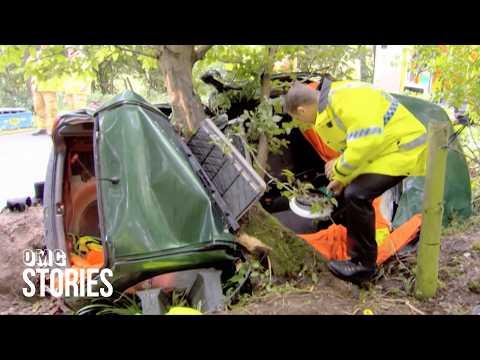 Teen Driver Nearly Killed in Horrific Tree Crash