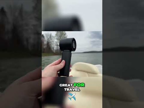 Portable Turbo Fan: Strong Airflow, Ultra-Compact & Rechargeable! #shorts