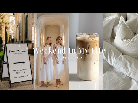 Weekend Vlog: Raw Canvas Skin + Wellness, Girls Day, Board Exam Study Prep & Family Pizza Night
