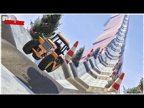 МЕГА СПУСК! ЭТО СЛИШКОМ УДАЧНАЯ ЛЕДЯНКА! ПРОШЕЛ КАК ЦАРЬ! (ГОНКИ ГТА 5 ОНЛАЙН)