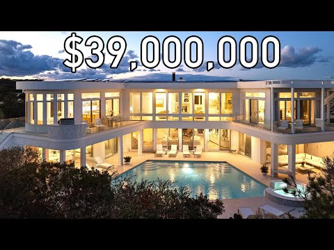 Inside a $39,000,000 Oceanfront MANSION With 200 Feet of Private Beach in The Hamptons