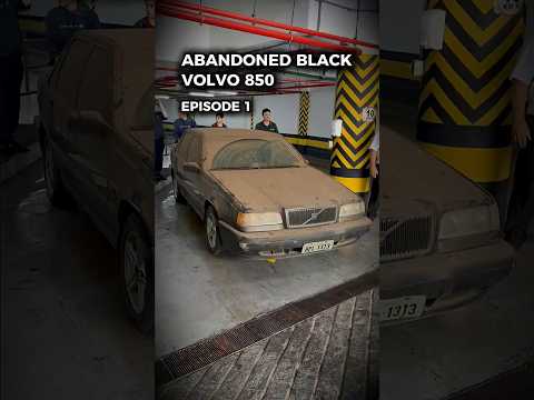 This VOLVO stayed PARKED for more than 10 YEARS in the SAME PLACE in an UNDERGROUND GARAGE