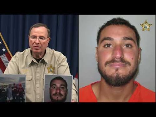 News conference: PCSO arrests Nicaraguan man here illegally (August 26th, 2025)