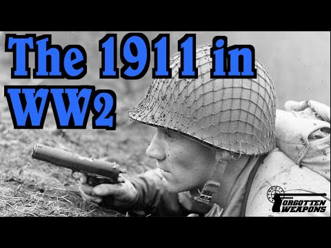 Handguns in the US Army in World War Two
