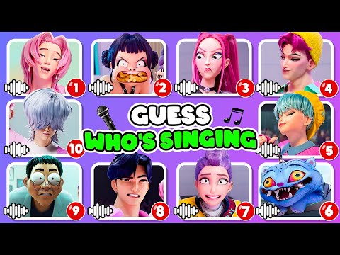 Guess The KPop Demon Hunters Characters by Their Songs ๐ถ๐ฅ Huntrix, Saja Boys, Rumi, Jinu |fastQUIZ