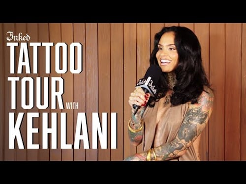 "Sometimes I Walk in the Room with My Face Tats and it's Like... GRRR!"| Inked Tattoo Tour | Kehlani