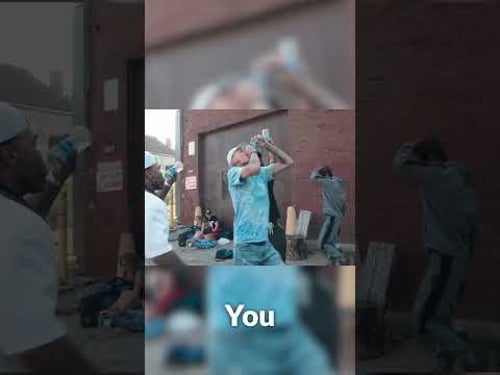 Drink water the fastest get a free iPhone 🔥 #fyp #community #givingback