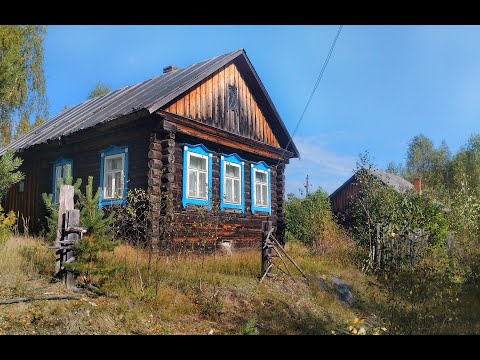БОЛЬШАЯ ЗАБРОШЕННАЯ ДЕРЕВНЯ В СЕВЕРНЫХ ЛЕСАХ. Как живёт ПОСЛЕДНИЙ ЖИТЕЛЬ? Десятки БРОШЕННЫХ ДОМОВ.