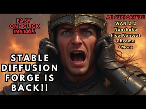 New Major Update to Stable Diffusions Forge UI Neo - Flux, WAN 2.2, Nunchaku + More