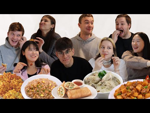 International Students in GERMANY Try INDONESIAN FOODS!!