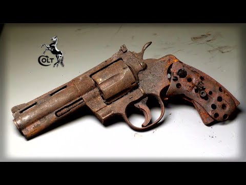 Restoring a 1965 Colt python pulled from a house fire, (will it fire again?) #restoration