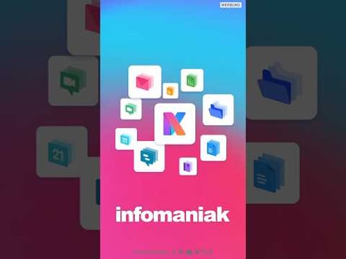 35GB kostenloser Cloudspeicher mit Infomaniak Mail & kDrive ☁️🇨🇭📱