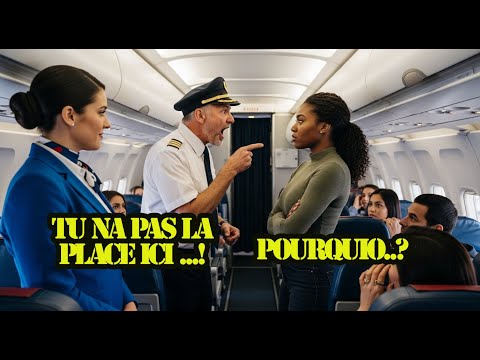 Une femme noire PDG privée de première classe — 5 minutes plus tard, elle cloue l’avion renvoie...