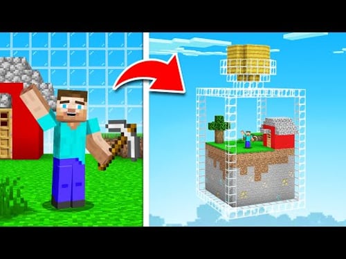 Minecraft but My World is in A Jar!