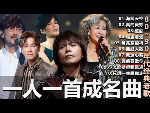 🎧80、90年代经典老歌尽在 经典老歌500首 一人一首成名曲 🎧 BeYond 王菲... 葉蒨文 - 曾經心痛・張宇 - 月亮惹的禍|王菲 - 紅豆・張宇 - 曲終人散,【洗腦神曲推薦】