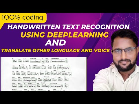 Handwritten Text Recognition Using Deep Learning and Translate other longuage then convert to voice