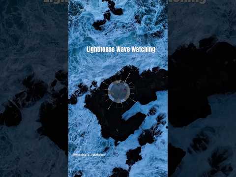 Wave Watching after being hit by Storm Goretti. #stormgoretti #calmafterthestorm #lighthouse #dji
