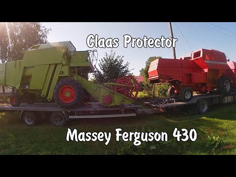 Massey Ferguson 430 i Claas Protector з Європи. Знов розказую про Польщу. Частина 1