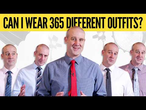 The fewest items of clothes to never repeat an outfit.