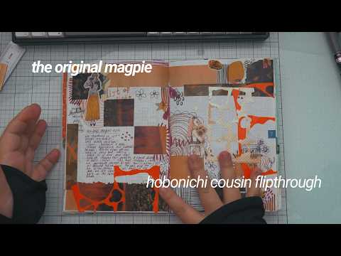 completed journal flipthrough | 2024 hobonichi cousin