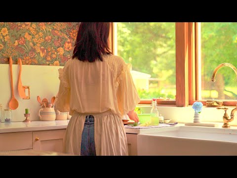 お花やハーブを無限に増やそう🌿エルダーフラワーのケーキ/塩メロンジェラート