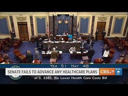 Senate fails to advance any healthcare plans