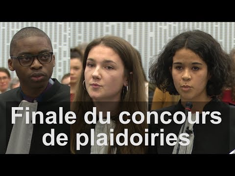 Finale du concours de plaidoiries