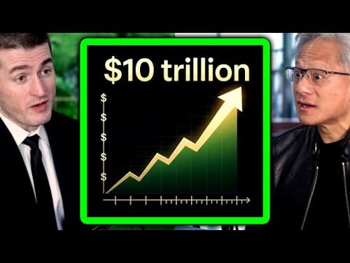 Will NVIDIA be worth $10 trillion? | Jensen Huang and Lex Fridman