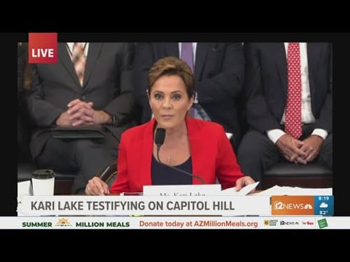 Kari Lake, Greg Stanton spar during House committee hearing