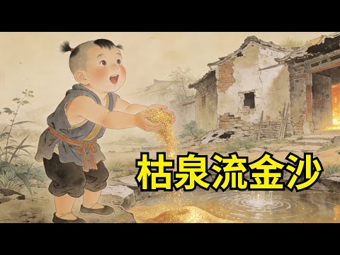 小乞丐拾到一封未寄出的絕筆信,跋涉百裏送至荒村舊址。信主亡魂顯靈:「汝守信,可取我家地脈金眼。」 村泉從此流金沙!#民間故事 #故事頻道 #睡前故事 #説書 #善有善報 #誠信