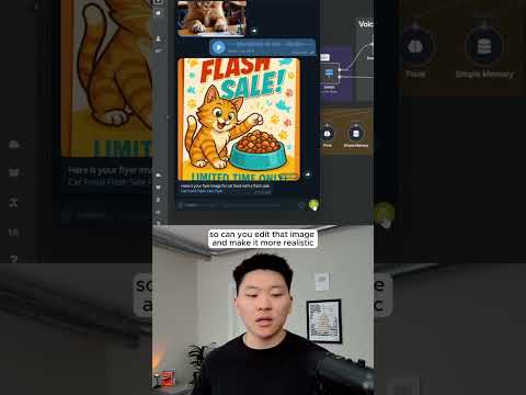 I Built a Graphic Designer AI Agent #n8n #artificialintelligence #aiagent