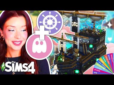 Each Room is a Random OCCULT AND AESTHETIC in The Sims 4