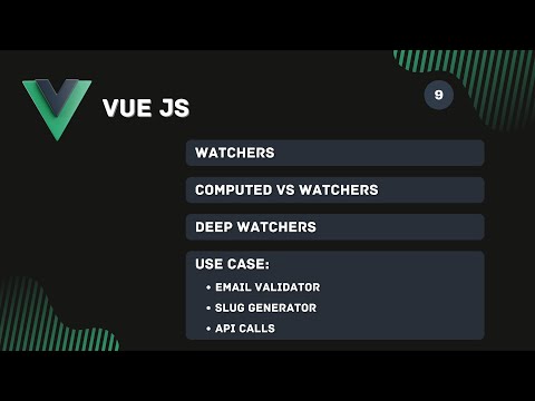 Vue JS 3 in Hindi #9 Watchers, deep watchers & computed vs watchers