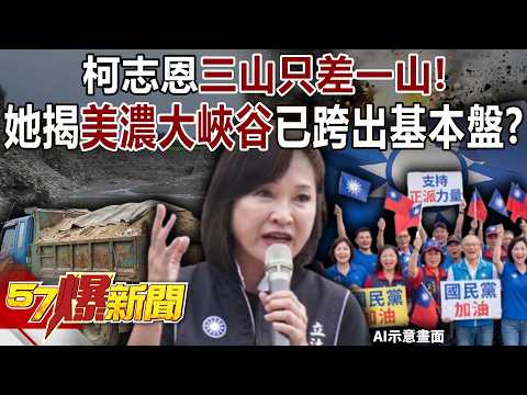 柯志恩「三山只差一山」! 爆她揭「美濃大峽谷」已跨出基本盤?-黃暐瀚 羅旺哲 徐俊相《57爆新聞下集》2026.02.03