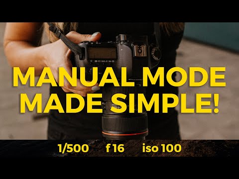 How To Set Aperture, Shutter Speed & ISO (EASY manual exposure)