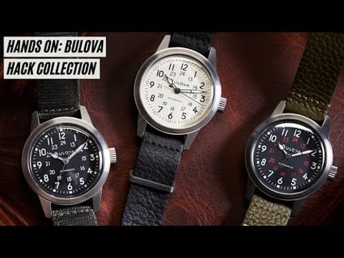 The Bulova Classic HACK Military delivers vintage field watch goodness in a compact case