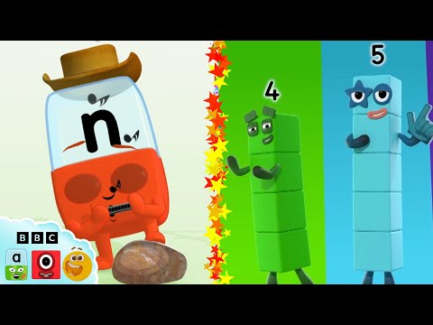 📖 Reading & Counting Adventures with Alphablocks & Numberblocks: Level 5 Journey ✖️ | Learningblocks